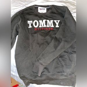 OLIVE green Tommy Hilfiger crew neck